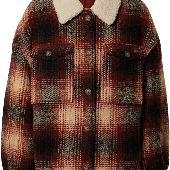 New Billabong Lucky Trucker Oversized Jacket - Picture 7 of 10